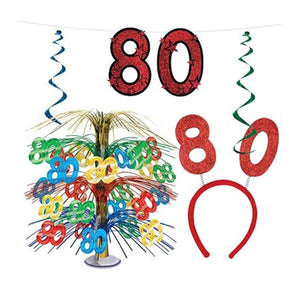 80th - Decorations, Accessories & Gifts - Party Expert