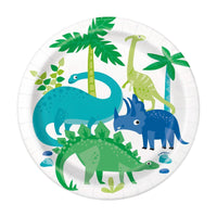 Blue and Green Dinosaur Birthday Party Supplies - Party Expert