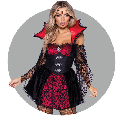 Vampires & Gothic Halloween Costumes & Accessories - Party Expert