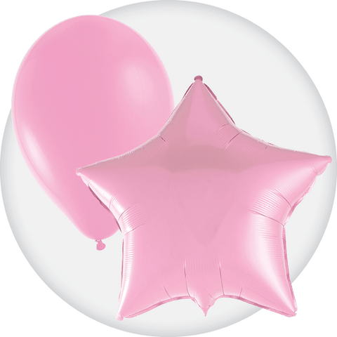Pink Latex and Mylar Balloons - Party Expert
