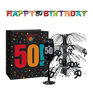 50th - Decorations, Accessories & Gifts - Party Expert