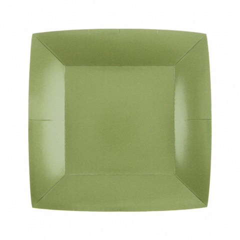 Olive Green Compostable Tableware - Party Expert