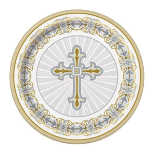 Silver & Gold Radiant Cross