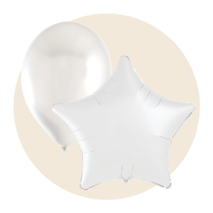 White Latex, Mylar and Foil Balloons - Party Expert