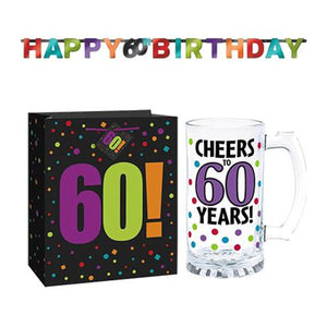 60th - Decorations, Accessories & Gifts - Party Expert