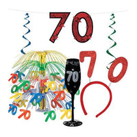 70th - Decorations, Accessories & Gifts - Party Expert