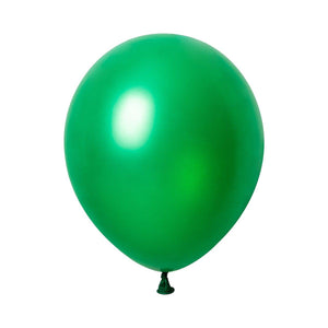 Festive Green Latex Balloons