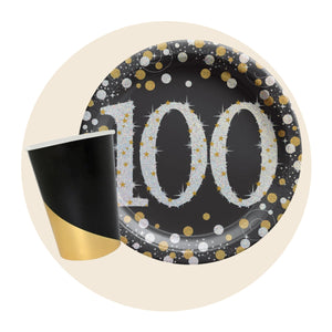 100th Birthday Tableware