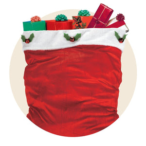 Santa Bags, Bellies, Belts, Bells & Glasses - Party Expert