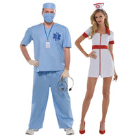 BUNDLE - COUPLE COSTUME - Doctor and Nurse