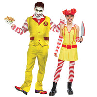 BUNDLE - COUPLE COSTUME - Creepy Clown