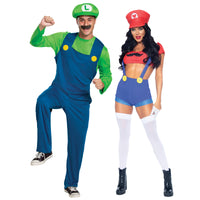 BUNDLE - COUPLE COSTUME - Super Mario and Luigi
