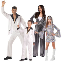 BUNDLE - FAMILY COSTUME - 1970's Disco