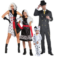 BUNDLE - FAMILY COSTUME - 101 Dalmatians