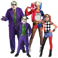 BUNDLE - FAMILY COSTUME - Joker and Harley Quinn