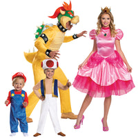 BUNDLE - FAMILY COSTUME - Super Mario Bros