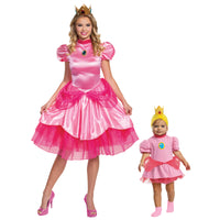 BUNDLE - MOM & ME COSTUME - Princess Peach Super Mario Costumes