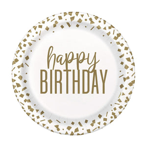 Gold Confetti Birthday - Party Expert