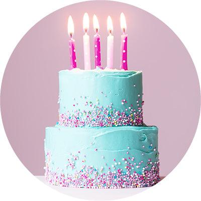 Birthday Cake Candles and Sparklers - Party Expert
