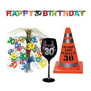 30th - Decorations, Accessories & Gifts - Party Expert