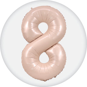 Number 8 Foil Balloons