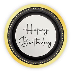 Golden Celebration Birthday Party Supplies and Decorations - Party Expert