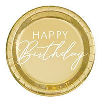 Gold Celebration Birthday Party Supplies and Decorations