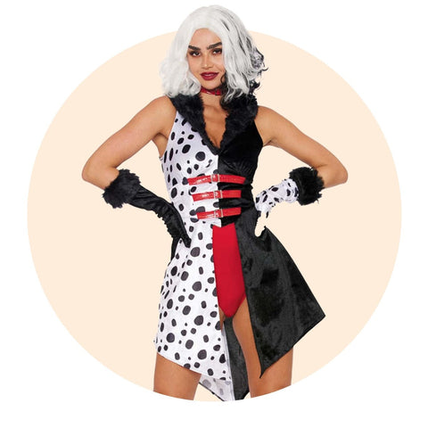 Cruella and 101 Dalmatians Halloween Costumes - Party Expert