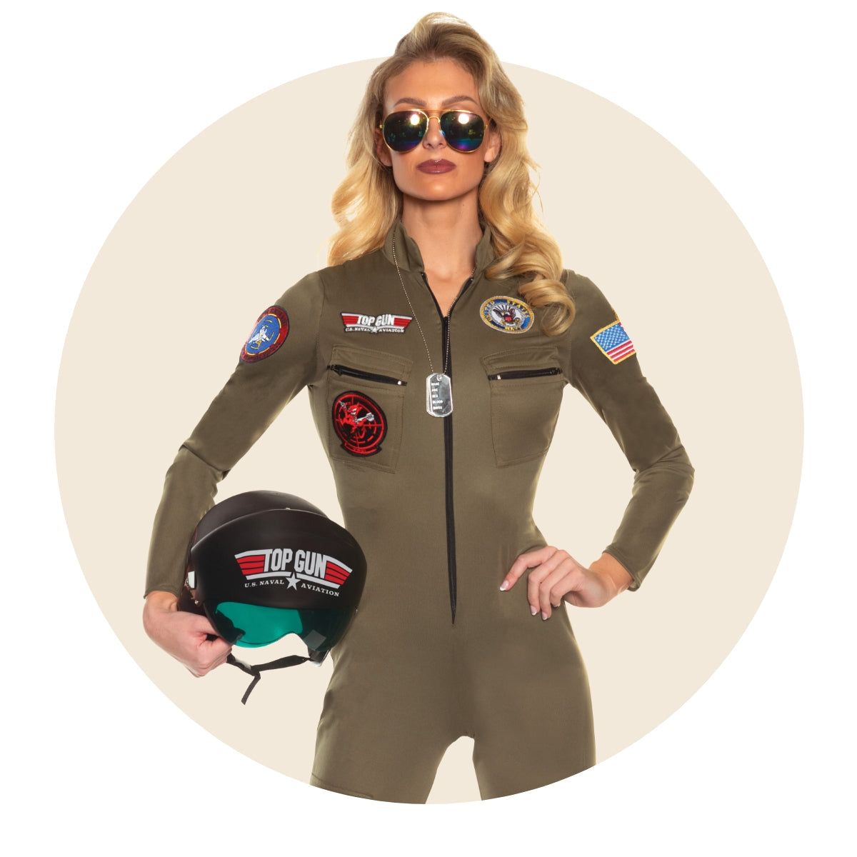 Top Gunner Halloween Costume for Women
