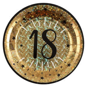 18th - Gold Sparkling Birthday
