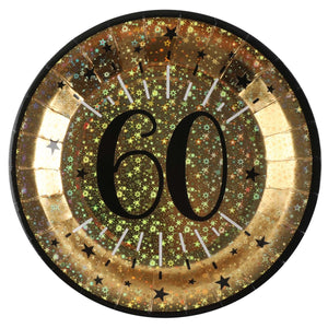 60th - Gold Sparkling Birthday - Party Expert