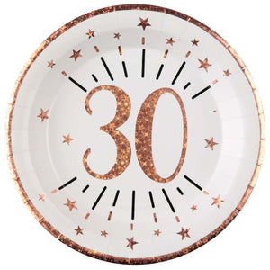 30th - Rose Gold Sparkling Birthday - Party Expert