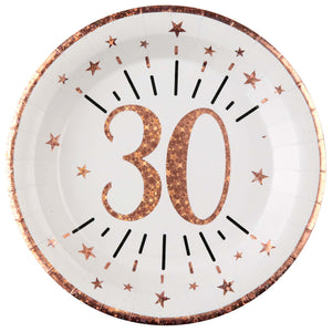30th - Rose Gold Sparkling Birthday