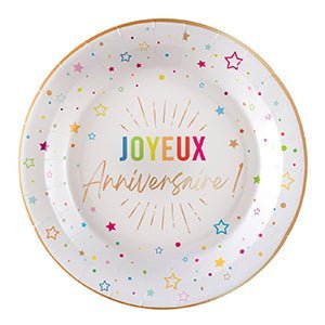 Joyeux Anniversaire Blanc