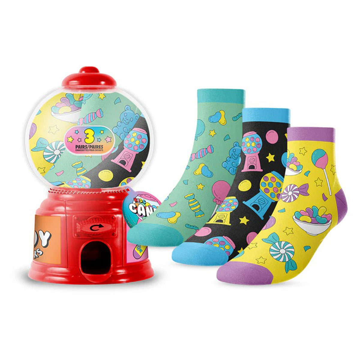 Kids Candy Socks 3/Pkg