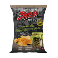 Dunn's Dill Pickle Kettle Chips, 150g, 1 Count