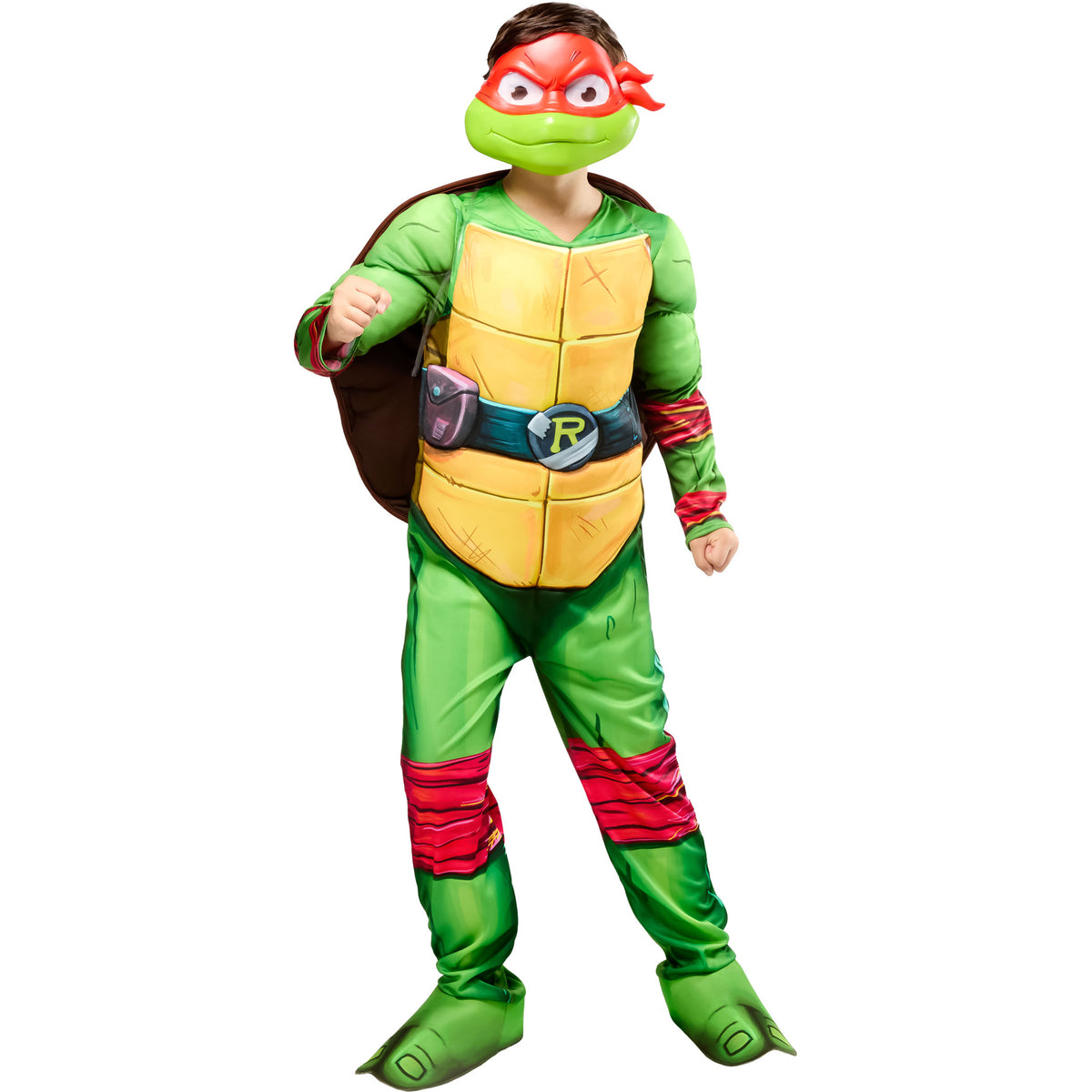 Ninja Turtles Raphael Deluxe Costume for Kids, Superhero Costume