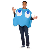 Pac-Man Inky Blue Ghost Costume for Adults