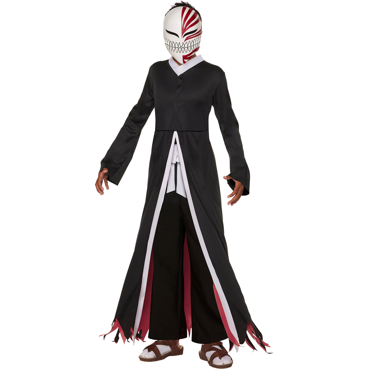 Costume d’Ichigo pour enfants, Bleach, masque, robe et ceinture