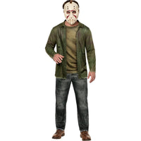 Friday the 13th Jason Universe Costume for Adults, Jumpsuit and Mask