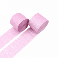 Pearl Purple Paper Crepe Streamer, 82 Ft, 2 Count