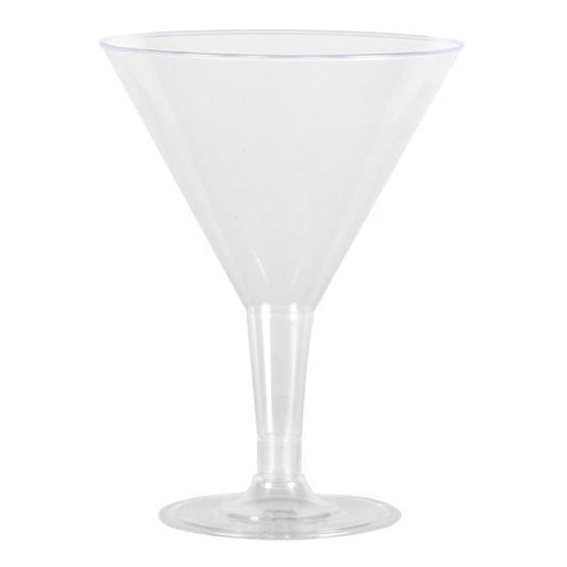 Clear Martini Cups 7 Oz. 20/pkg