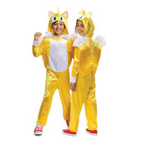 Sonic Tails Classic Costume for Kids, Hooded Jumpsuit