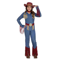 Rodeo Star Cowgirl Costume for Kids, Jumpsuit and Hat