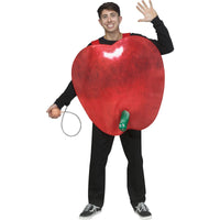 Apple and 3D Worm Costume for Adults, Tunic