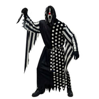 Scream Ghost Face Clown Costume for Adults, Robe, Hood and Mask