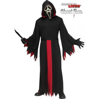 Costume de faucheur Ghost Face pour adultes, Frissons, robe à capuchon et masque