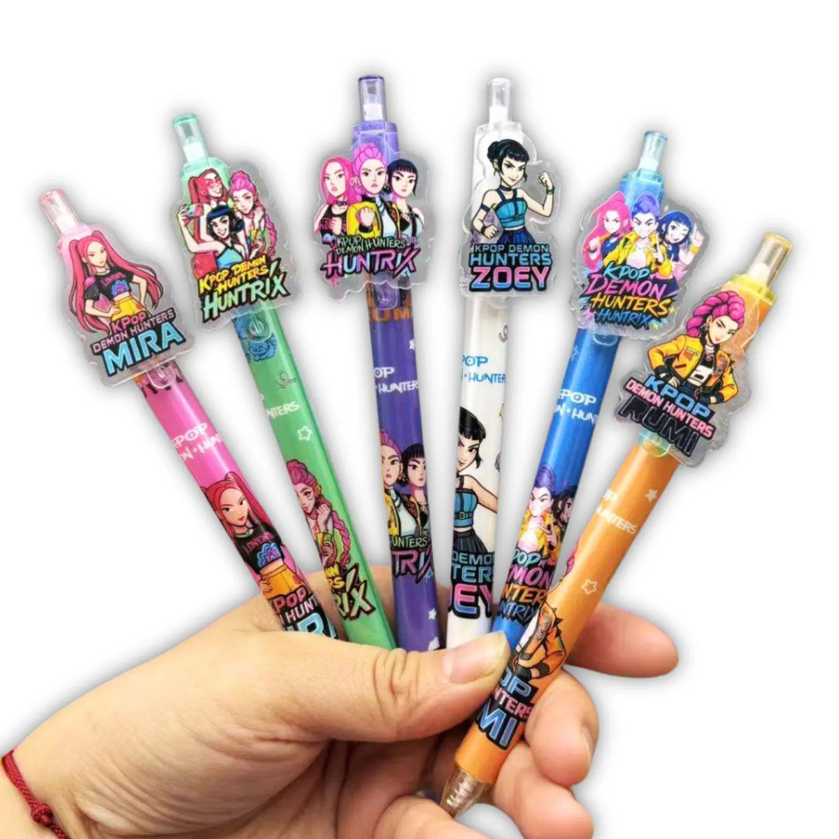Stylo avec embout décoratif des Guerrières de la K-pop, Assortiment, 1 unité