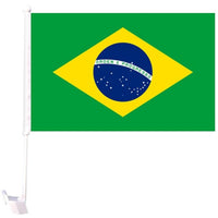 Brazil Car Flag, 1 Count
