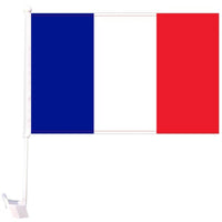France Car Flag, 1 Count